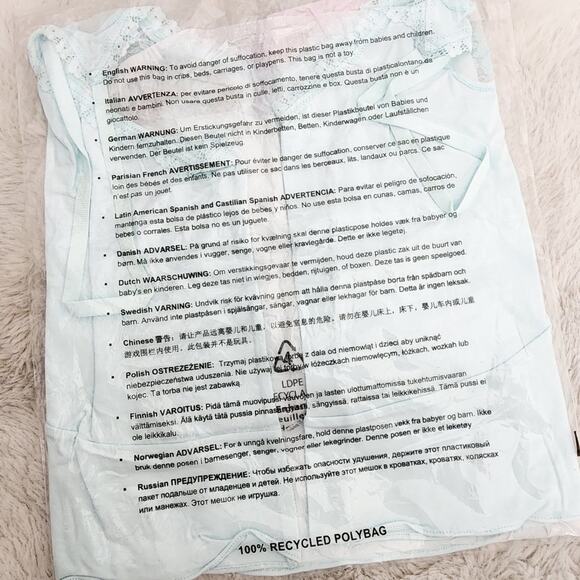 NEW Savage X Fenty Peek Behind The Lace Curvy Cami Seashell Blue - Picture 9 of 9